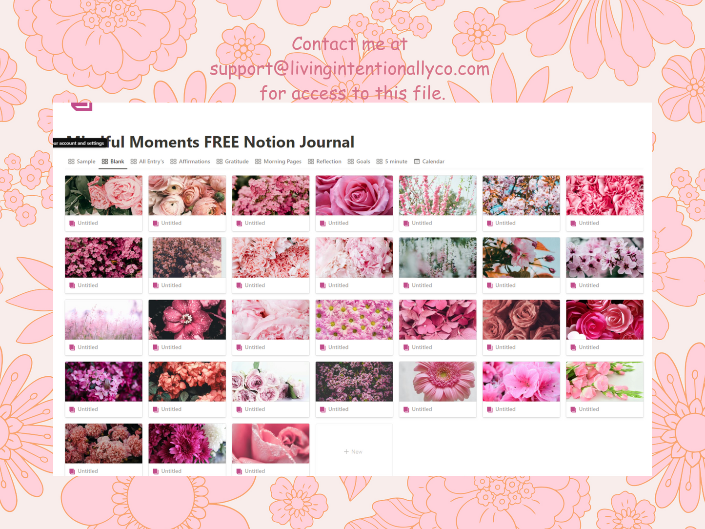 5 Minute Journal (Notion-based)