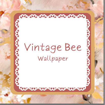 Vintage Bee - Wallpaper