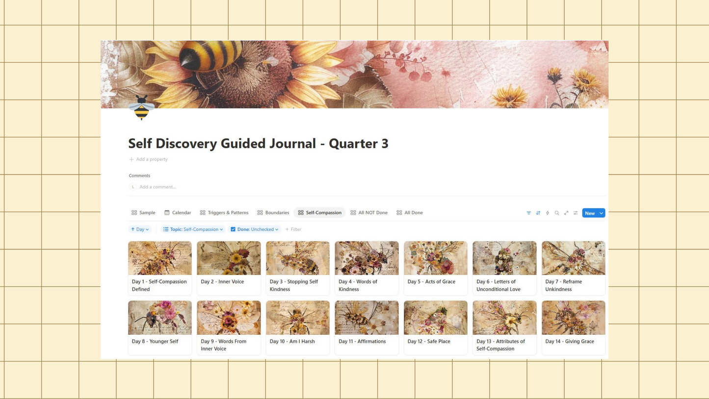 Vintage Bee Journal Only