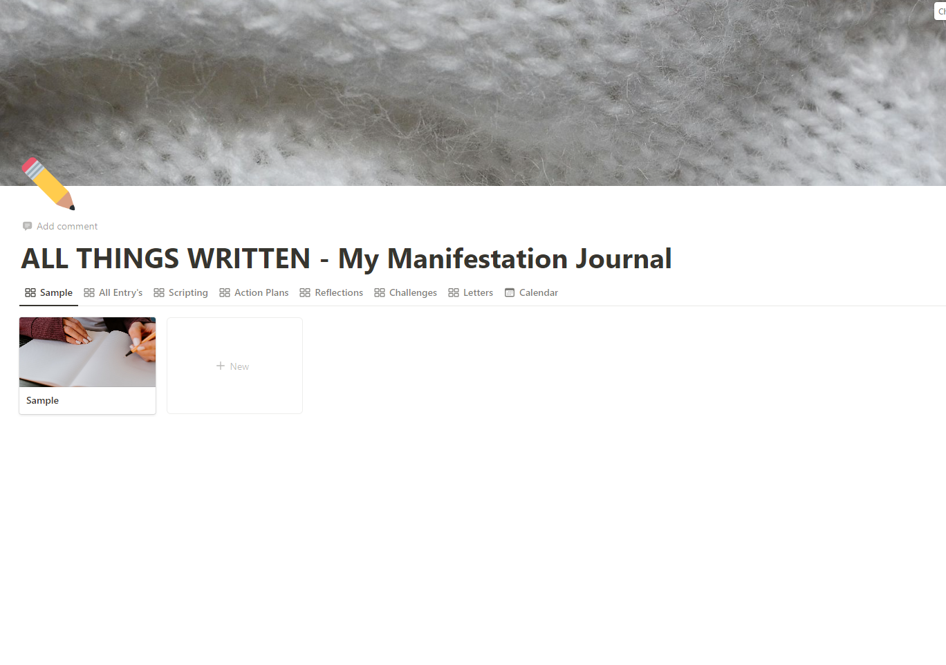 Dreamweaver Diary: My Manifestation Journal (Notion-based manifestation journal)