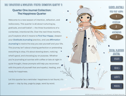 Self Exploration & Revelation: Tablet Journal Bundle – Quarter One 2026